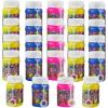 Easter Bubble Bottles with Jelly Bean Designs (Set of 24) Easter Basket Toys