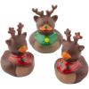 Reindeer Rubber Ducks – Set of 9 – Christmas Toys and Stocking Stuffers