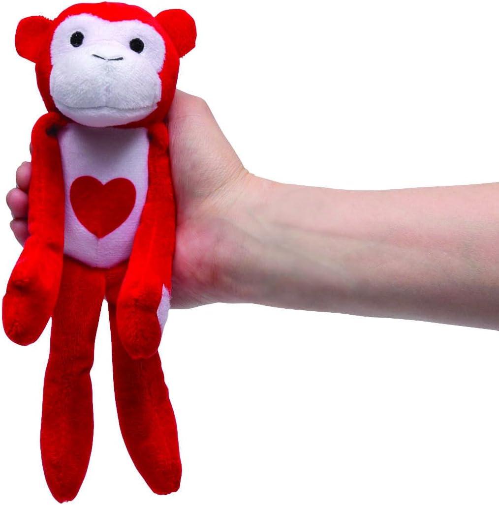 image:imageFun Express Gorilla Stuffed Animal Monkey Plush Toys 12 Pack Giant Long Arm Hanging Plushies for Valentines Day Jumbo Party Favors Prizes amp Holiday Decorations Pink Red Hearts Design