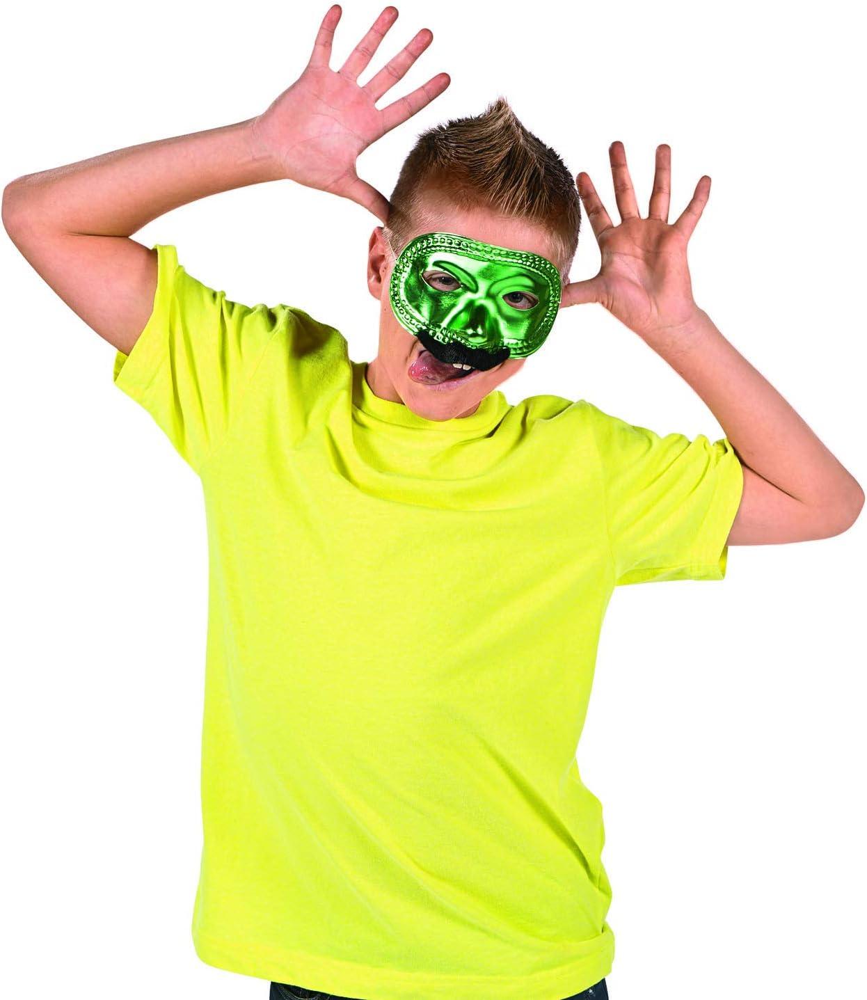 image:imageFun Express Metallic HalfMasks 24 Pieces Masquerade Masks Mardi Gras Party Supplies
