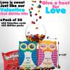 Fun Express – Valentine Owl Skittle Kits for Valentine’s Day – Edibles – Soft & Chewy Candy – 28 Pieces