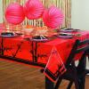 Fun Express 2024 Chinese New Year Plastic Tablecover – 54″ x 108″