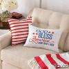 Fun Express God Bless America Patriotic Pillow Set (Set of 2) Fourth of July Home Decor