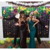 Fun Express Mardi Gras Glitter Half Masks – Apparel Accessories – 12 Pieces