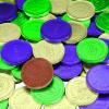Mardi Gras Chocolate Coins Bulk 300 Pc