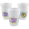 Fun Express – Mardi Gras Disposable Cups for Mardi Gras – Party Supplies – Drinkware – 50 Pieces