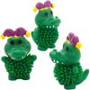 Fun Express 1 3/4″ x 2 1/2″ Mini Mardi Gras Alligator Porcupine Characters – 12 Pieces
