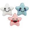 Fun Express Glow-in-The-Dark Patriotic Stuffed Stars – 6 Pc