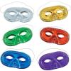 Fun Express Metallic Half-Masks (24 Pieces) – Masquerade Masks, Mardi Gras, Party Supplies