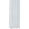Fun Express White Bead Necklaces (48 pack) Bulk Mardi Gras and Party Supplies