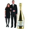 Personalized Champagne Bottle Stand-Up – Party Decor – 1 Piece