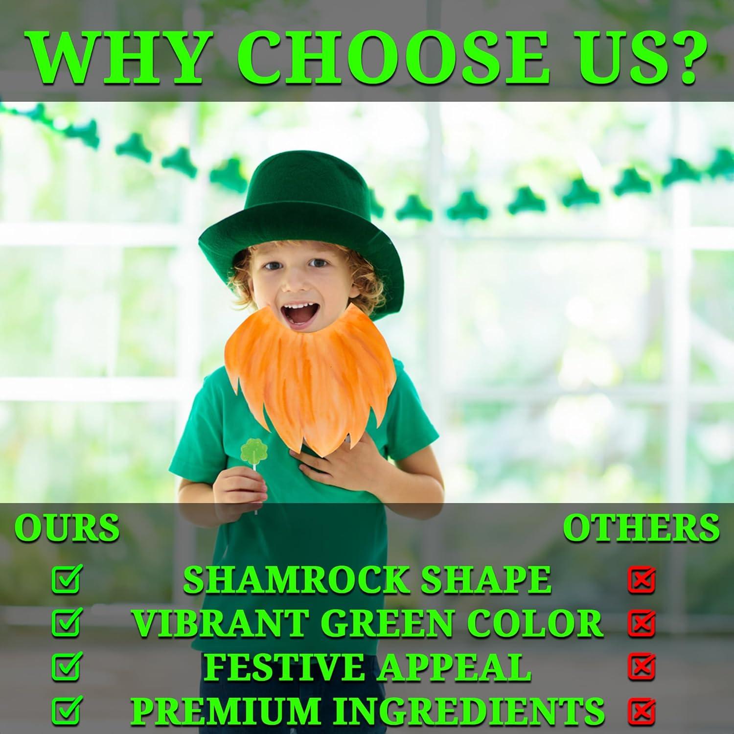 image:imageFun Express Lollipops Bulk 57 Green Shamrock Suckers Individually Wrapped for St Patricks Day Party Favors Mini Lime Candy for Kids Celebrations Irish Treats amp Holiday Events 1 lb Value PackLime