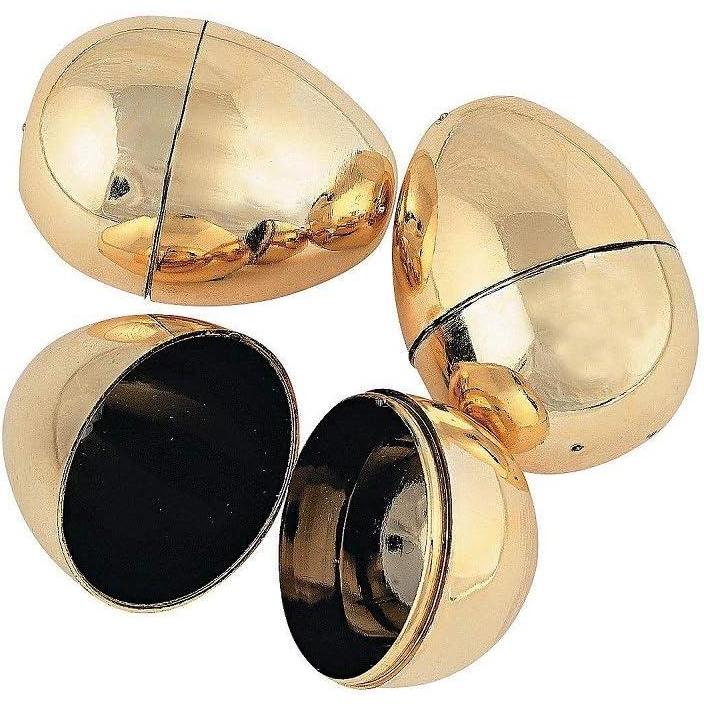 image:imageMetallic Golden Easter Eggs Pack of 12