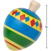 Fiesta Spin Top Toys – Set of 12 Wooden Tops – Cinco de Mayo Party Favors and Value Toys