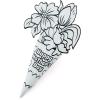 Fun Express 12″ Color Your Own Happy Mother’s Day Flower Bouquets – 12 Pieces – Great for School, Church and at Home Mother’s Day Crafts for Kids