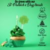 Fun Express Lollipops Bulk – 57 Green Shamrock Suckers Individually Wrapped for St Patricks Day Party Favors | Mini Lime Candy for Kids Celebrations, Irish Treats & Holiday Events | 1 lb Value Pack(Lime)