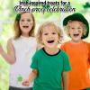 Fun Express Lollipops Bulk – 57 Green Shamrock Suckers Individually Wrapped for St Patricks Day Party Favors | Mini Lime Candy for Kids Celebrations, Irish Treats & Holiday Events | 1 lb Value Pack(Lime)