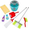 Fun Express Plastic Cleaning Cart Set – Children’s Play Cleaning Cart for Kids, Educational Pretend Play for Children, Kids Plastic Cleaning Sets for Kids with Accessories