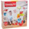 Fun Express Plastic Cleaning Cart Set – Children’s Play Cleaning Cart for Kids, Educational Pretend Play for Children, Kids Plastic Cleaning Sets for Kids with Accessories
