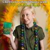 Fun Express Plastic Cups Reusable 12 Pack – Heavy Duty Mardi Gras Party Cups 11oz for Celebrations | Colorful Green Plastic Drinkware Set for Indoor & Outdoor Events | BPA-Free Bulk Party Essentials