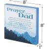 Fun Express Prayer for My Dad Tabletop Sign – Inspirational Rustic Home Decor Motivational Meaningful Quote for Dad – Thoughtful Gift for Office or Living Room Wood Design – 1 Piece