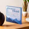 Fun Express Prayer for My Dad Tabletop Sign – Inspirational Rustic Home Decor Motivational Meaningful Quote for Dad – Thoughtful Gift for Office or Living Room Wood Design – 1 Piece