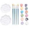 Fun Express Rock Painting Kit for Kids Ages 4-12 – Complete Arts and Crafts Set with Paints, Brushes & Rocks | Perfect Birthday Gifts for Girls & Christmas Craft Activities for Creative Family Fun