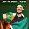 Fun Express St. Patrick’s Day Shamrock Mugs – Premium Reusable Hard Plastic Party Cups Set of 12 | 14 oz Green Drinkware for Irish Celebrations, St Paddys Day Decorations & Party Supplies