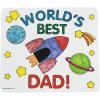 Color Your Own Father’s Day Mouse Pad – Crafts for Kids and Fun Home Activities