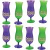 Fun Express Bulk 60 Count Mardi Gras Plastic Hurricane Glasses