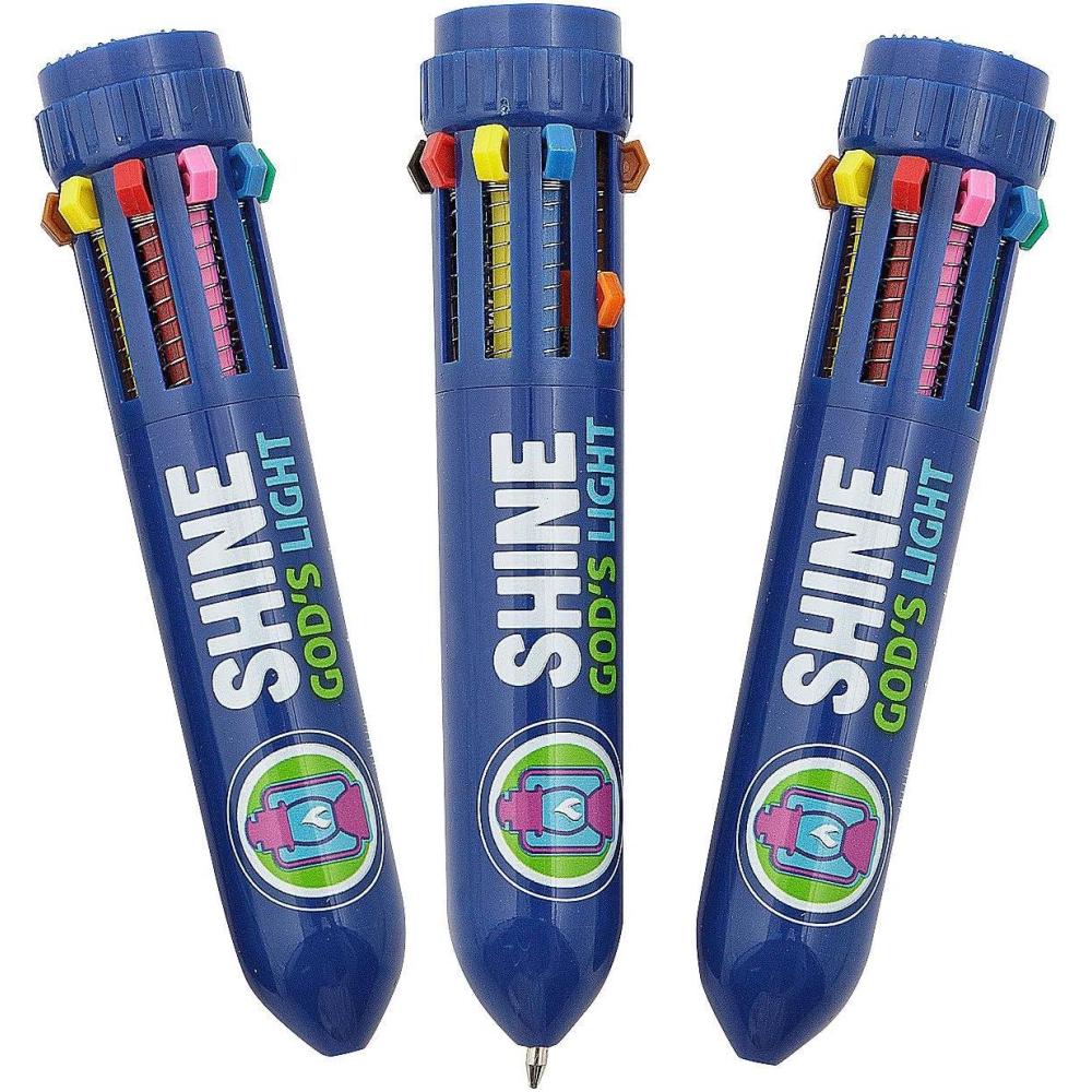 image:imageFun Express 3 34 Mini Great North VBS Plastic Shuttle Pens 12 Pieces Vacation Bible School Supplies