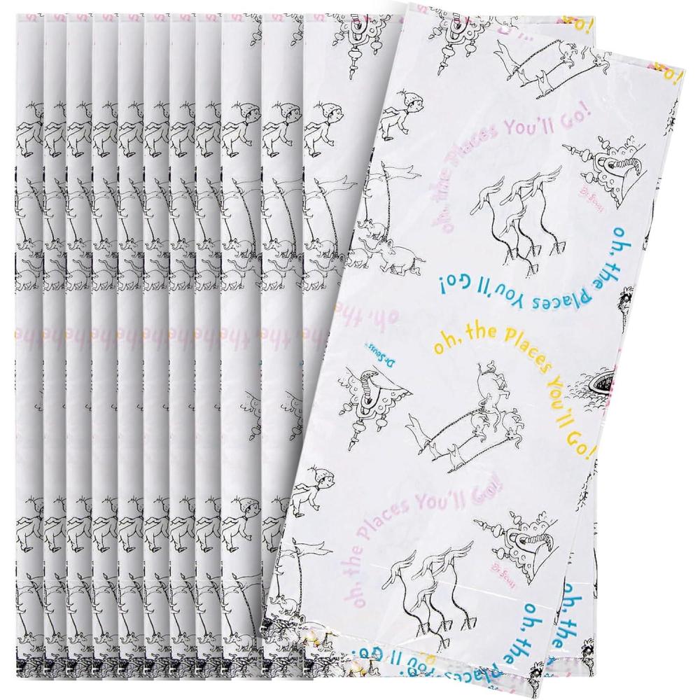 image:imageFun Express Oh The Places Youll Go Graduation Cellophane Bags 5 x 11 Perfect for Celebrations and Party Favors 12 Pieces1 Count Pack of 12