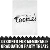 5 1/2″ x 8″ Bulk 50 Pieces Graduation Party One Smart Cookie Paper Treat Bags