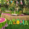 Aloha Plastic Yard Sign Set, 5 Pieces