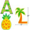Aloha Plastic Yard Sign Set, 5 Pieces