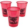 Fun Express – Red Congrats Grad Disposable Cups (50) for Graduation – Party Supplies – Drinkware – Disposable Cups – Graduation – 50 Pieces