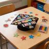 Fun Express 7 3/4″ x 9 3/4″ Kindergarten Graduation Cap Decoration Shapes – 12 Pieces