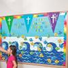 Fun Express Faith Color Of The Rainbow Pennant – Party Decor – Hanging Decor – Pennants – VBS Vacation Bible School Supplies/Decor – 1 Piece – Multicolor