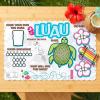 Fun Express Luau Activity Placemats – 12 Pc