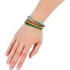 Fun Express Vinyl Jelly Bracelets in Bright Assorted Colors – Bulk set of 144 – Kids Novelty Jewelry, Giveaways and Party Supplies