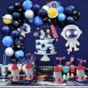 Rocket Ship Space Party Favor Treat Boxes – 12 Piece Pack – Spaceship Birthday Party Supplies