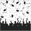 Fun Express – We Did It! Graduation Backdrop Banner for Graduation – Party Decor – Wall Decor – Preprinted Backdrops – Graduation – 1 Piece