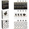 Fun Express 10″ x 13″ Large Black & Gold Graduation Paper Gift Bags with Tag, 12 Pieces