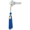 Fun Express Blue Graduation Tassel Key Chain – Set of 12 – Graduation Party Favors and Handouts