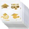 Fun Express Bulk Graduation Gold Foil Paper Temporary Tattoos – Congrats Graduation Party Favors for College – Valentine’s Day Party Favors – 72 Pieces