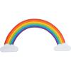Fun Express Jumbo Rainbow Bulletin Board Decorations Set – 10 Ft Classroom Cutouts with Cloud Designs | Perfect for Teacher Classroom Decor, Preschool & School Displays | Colorful Party Backdrop Kit