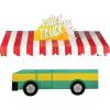 Fun Express Tabletop Food Truck Decor Kit – VBS Vacation Bible School Supplies/Decor