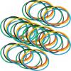 Fun Express Vinyl Jelly Bracelets in Bright Assorted Colors – Bulk set of 144 – Kids Novelty Jewelry, Giveaways and Party Supplies