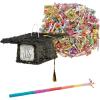 Graduation Cap Piñata Kit 208 Pieces