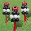 Red Graduation Balloon Yard Stake Topiary Kit – Party Decor – 55 Pieces